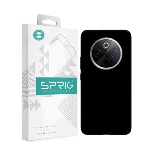 SPRIG Compatible with iQOO Z10 Premium SilkTone Back Cover Drop Tested Shock Proof Mobile Case for Men, Women, Boys and Girls with Camera Protection (White)