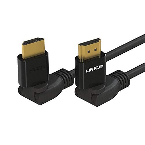 LINKUP HDMI 4K Cable Ultra HD 360 Angle Swivel Digital Video Cord Heavy Duty 28AWG Extreme High Speed 18GBs 4096 x 2160 Compatible with Apple Xbox PS4 PC Samsung TV 10FT