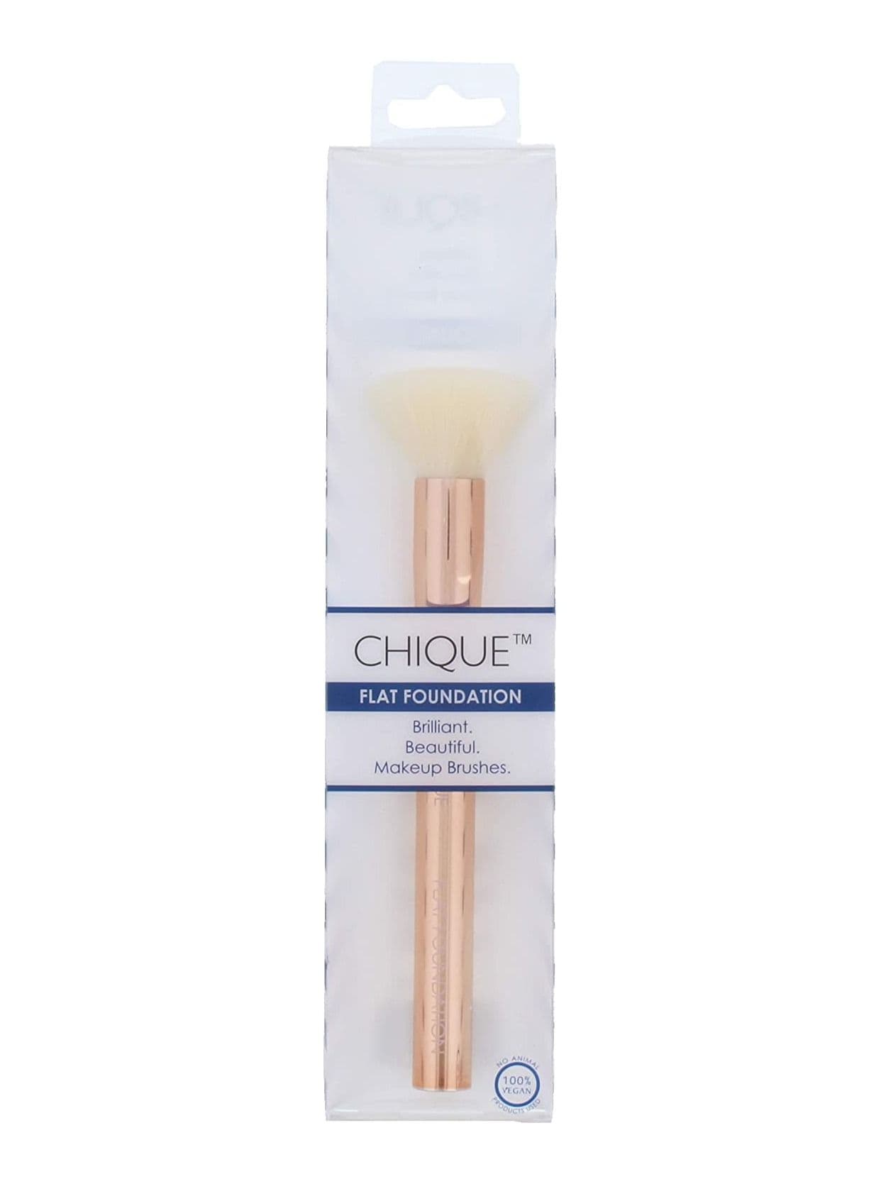golden face foundation brush