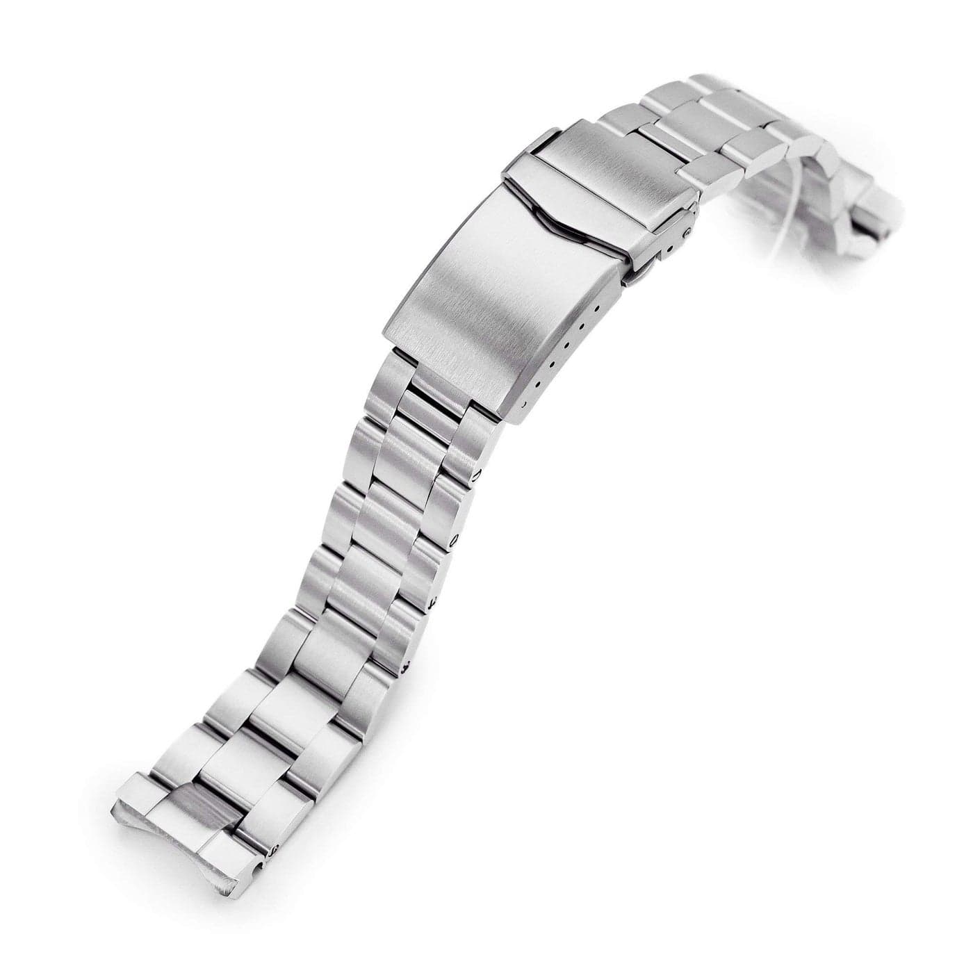 MiLTAT 20mm Super-O Watch Band compatible with Seiko 62Mas SPB143 SPB149 SBDC101 V-Clasp Brushed