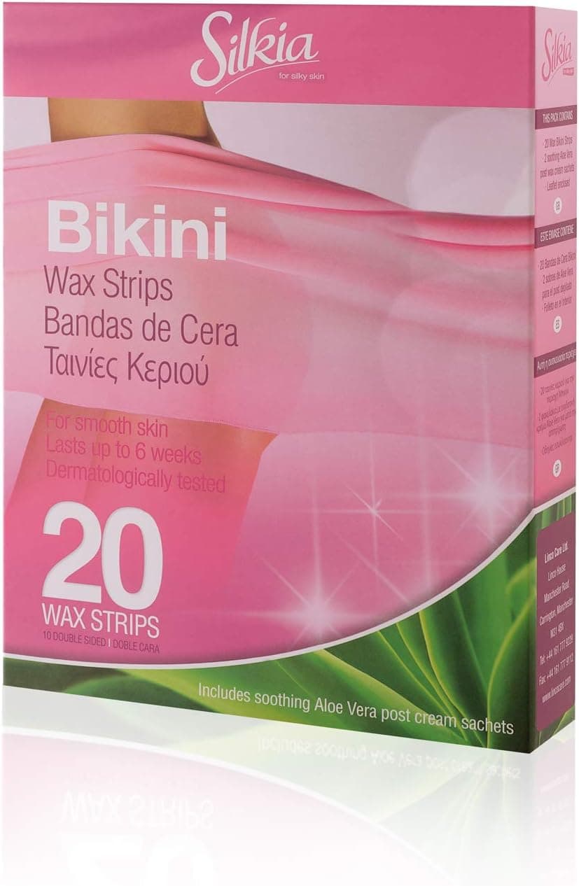 Silkia wax strips bikini 20 strips