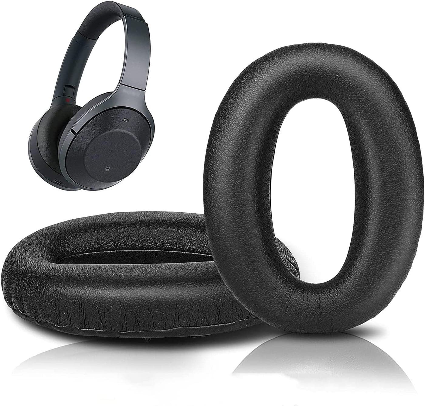 INF Ear Pads Compatible with Sony MDR-1000X WH-1000XM2 Black 1 Pair