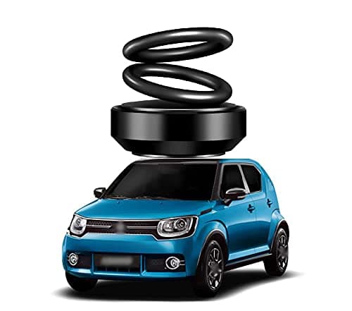 PRIKNIK Solar Energy Rotating Car Perfume with Long Lasting Organic Fragrance, Feel-Good Premium Car Air freshener Compatible with M-aruti S-uzuki I-gnis