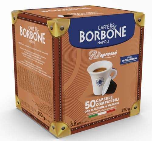 Caff Borbone Gold Blend Nespresso Compatible Espresso Coffee Pods 50 Count Espresso Pods