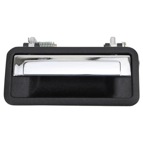 TRQ Driver Side Exterior Door Handle Chrome & Black Compatible with 1991-1996 Buick Roadmaster Chevrolet Caprice