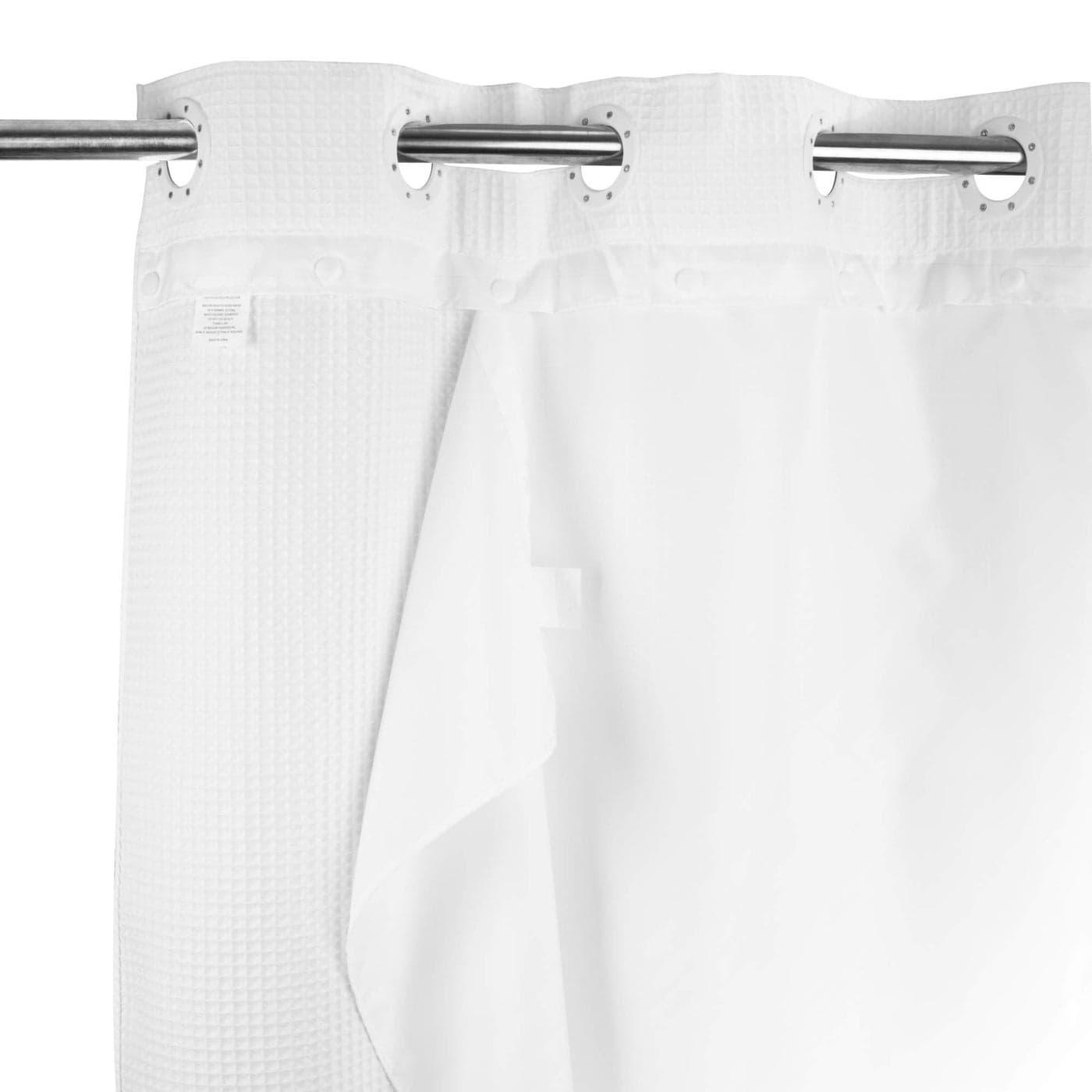 River Dream Extra Long Snap in Shower Curtain Liner Replacement with Magnets 70 x 81 Fabric