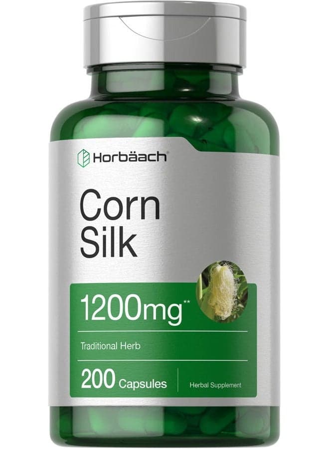 Corn Silk Capsules | 200 Count | Non-GMO, Gluten Free Extract Supplement