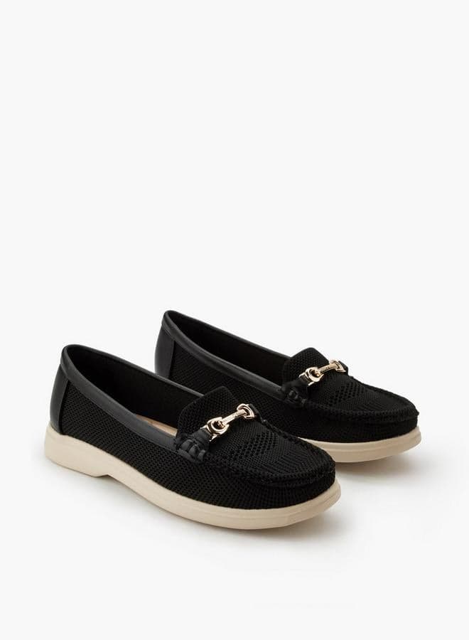 Flora Bella Women Mesh Textured Loafers — 37