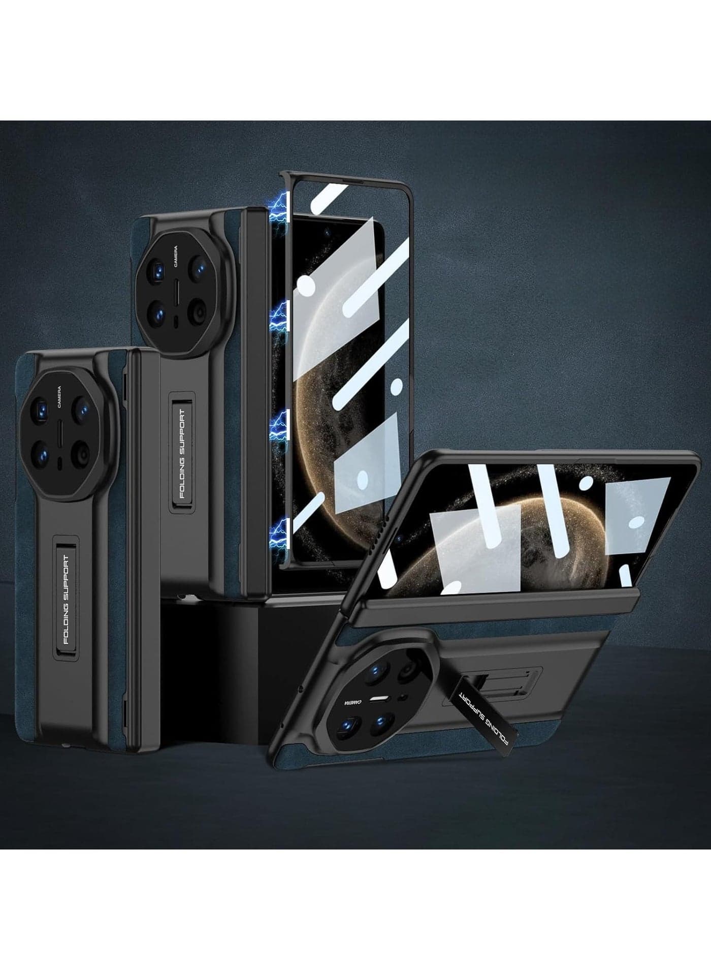 Huawei Mate X6 Case: Shockproof, Drop-Resistant, and Scratch-Resistant Protective Armor Cover with Built-in Screen Protector and Stand