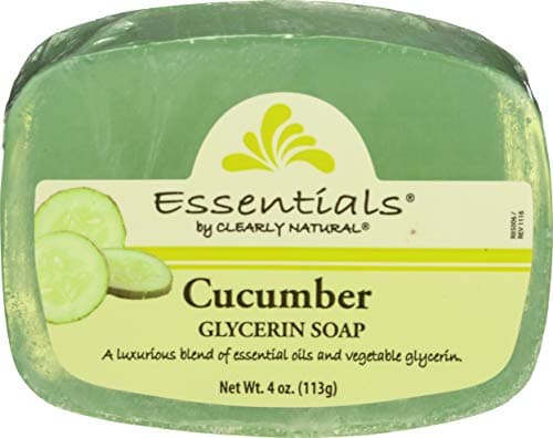 Clearly Natural Glycerine Soap Bar, Cucumber, 4 Ounce