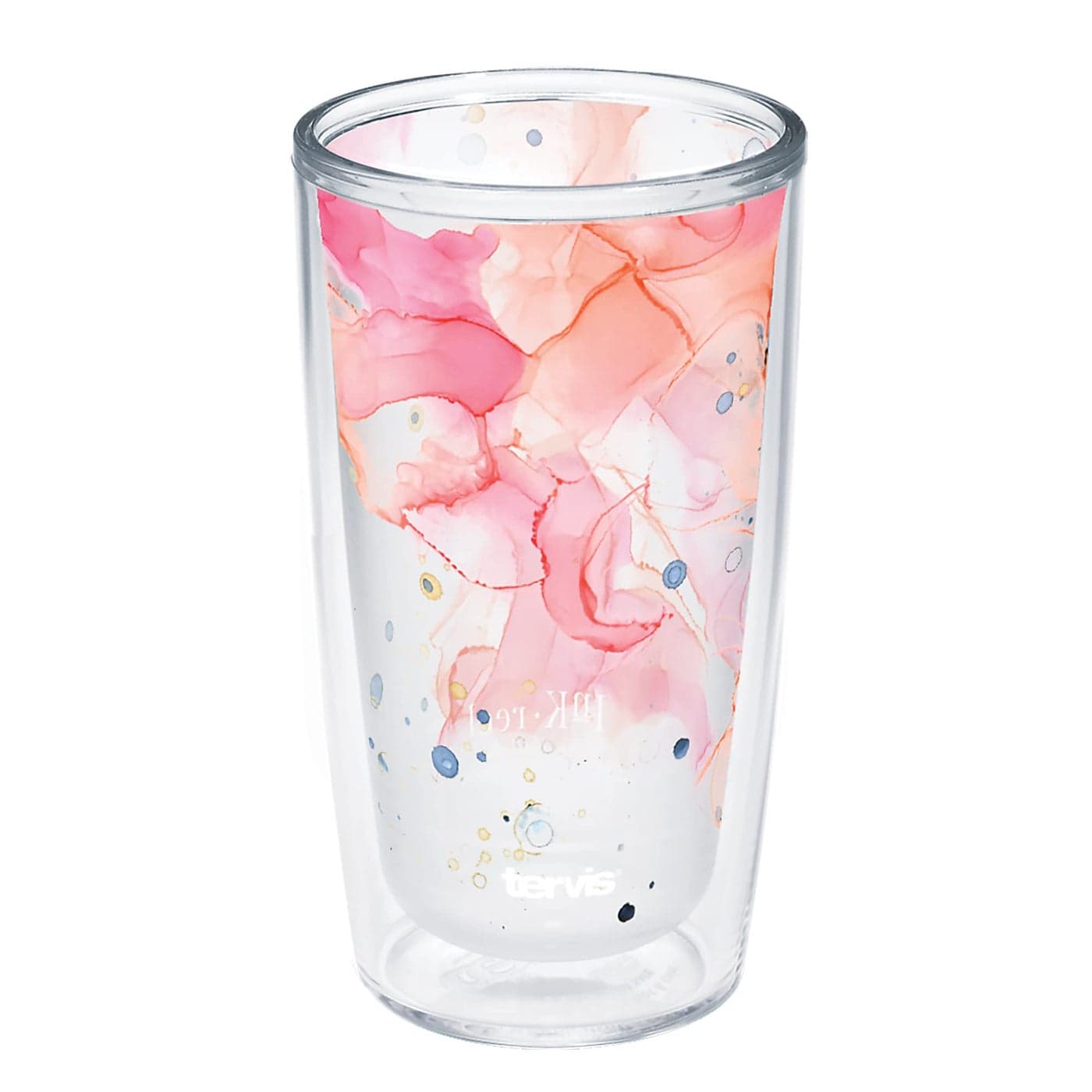 Tervis Made in USA Double Walled Inkreel Crystal Nature Collection Insulated Tumbler Cup Keeps Drinks Cold Hot 16oz Eloise