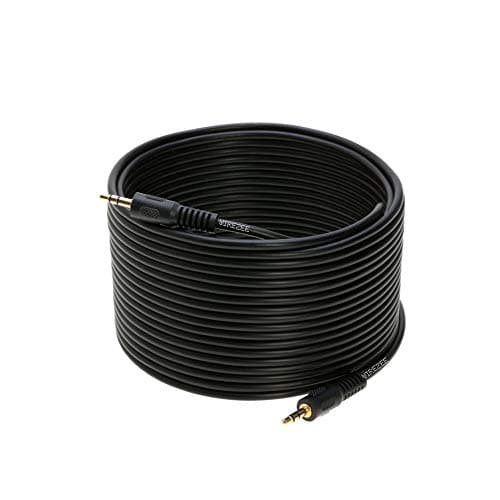 3.5mm to 3.5mm Male Audio Stereo Cable - 3ft, 6ft, 12ft, 25ft, 50ft, 100ft (50FT)