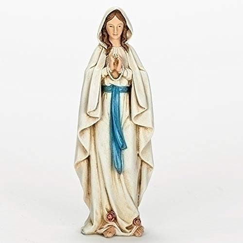 Josephs Studio by Roman Inc Our Lady of Lourdes Renaissance Collection Religious Statue Holy Family Memorial Angel Patron Saint Garden Dcor 6x2x1