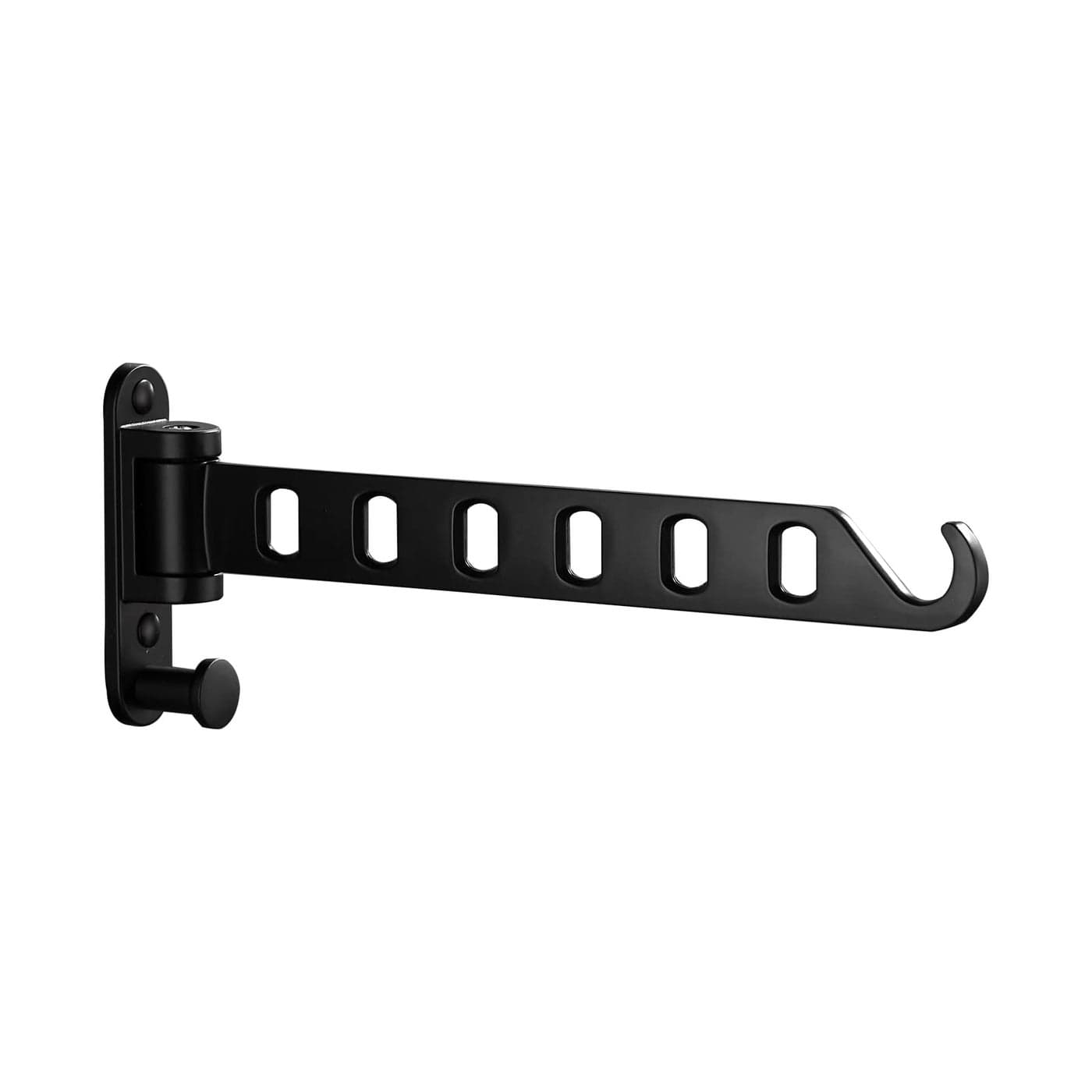JOOM Laundry Drying Rack Wall Mounted Clothes Drying Rack Clothes Hanger Coat Hanger Garment Hooks Metal Clothes Hooks Black
