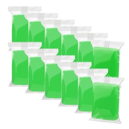 Air Dry Clay 12 Packs Green Molding Clay Soft Modeling Clay Air Dry Clay for Adults Light Weight Air Dry Clay Perfect Clay for Crafts Gift for Artists