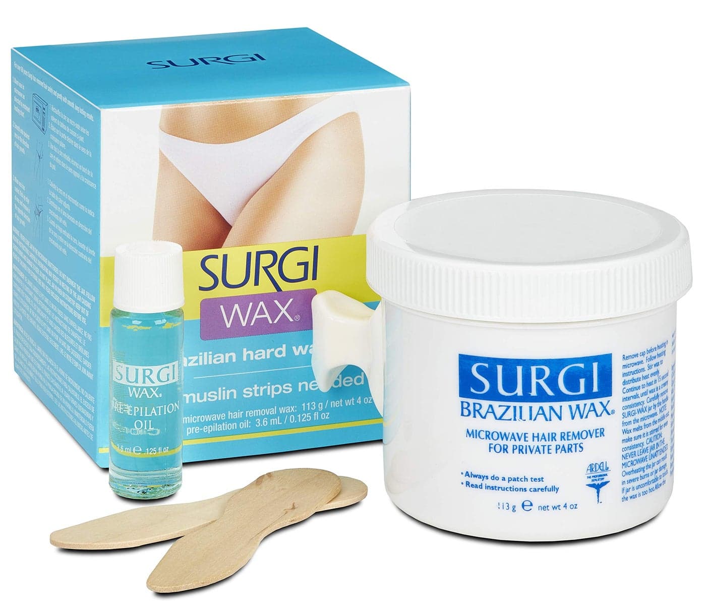 SurgiCare SurgiWax Brazilian Wax Kit 4125 oz Model SU004