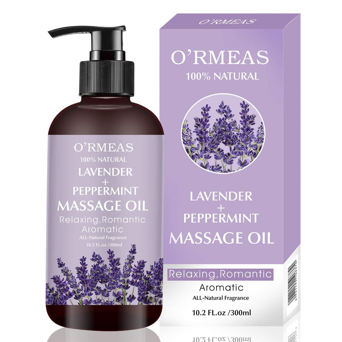 Massage Oil with Lavender and Peppermint Massage Oil for Skin Moisturizing Body Oil Lavender Oil for Men and Women 102 floz