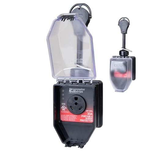 Progressive Industries SSP30XL Portable RV Smart Surge Protector Black 30 Amp