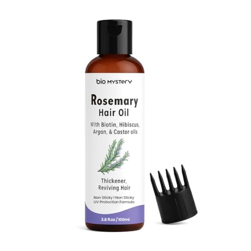 Bio Mystery Rosemary Oil For Hair Growth Infused With Biotin Argan VitE With Jojoba Castor Scalp Stimulator Hair Growth Oil 100ml35 Oz