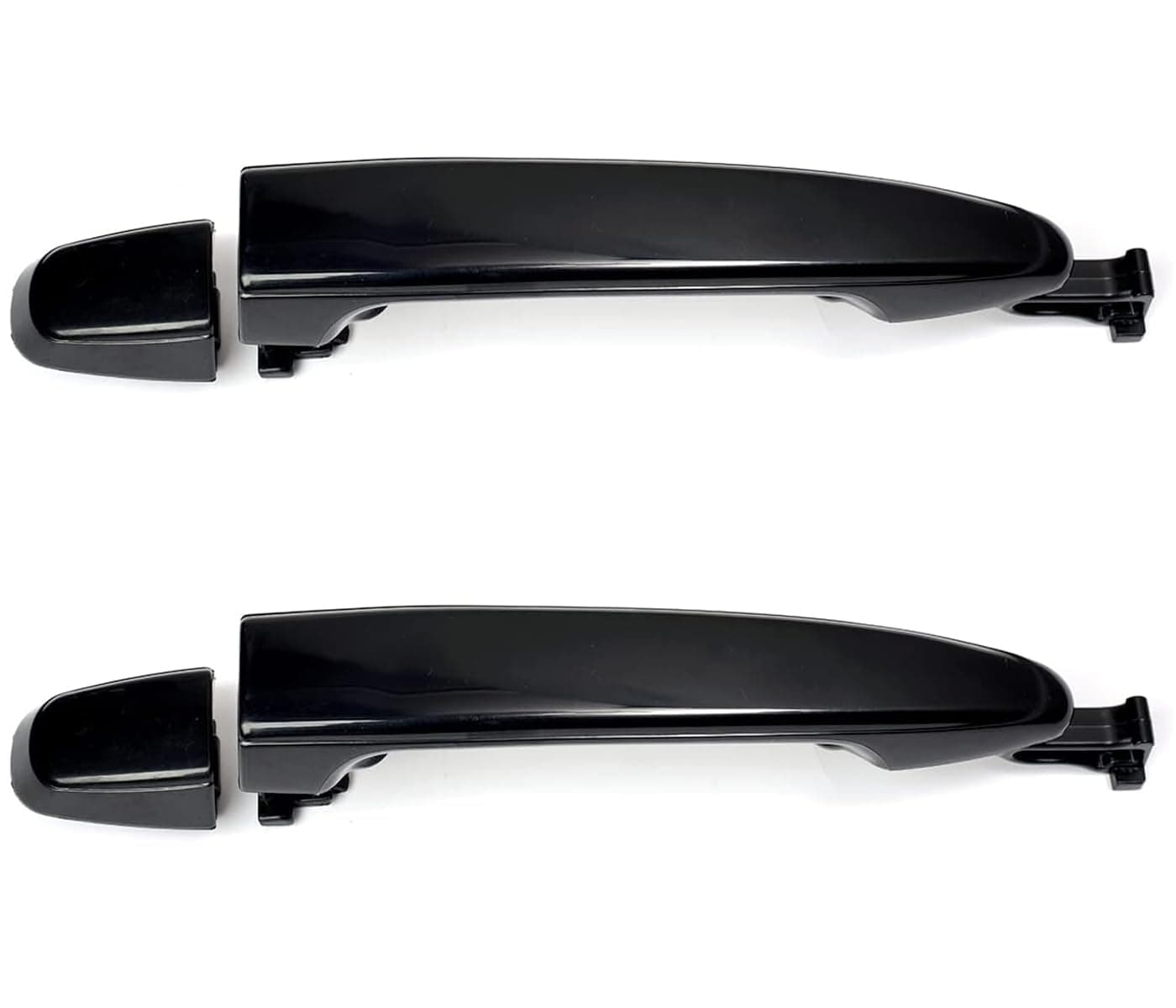 Lcyolada 2Pcs Sliding Door Handles for Toyota Sienna 2004 2005 2006 2007 2008 2009 2010,Rear Left Driver & Right Passenger Side Replace# 6921308020, 6922708040, 82496,Black