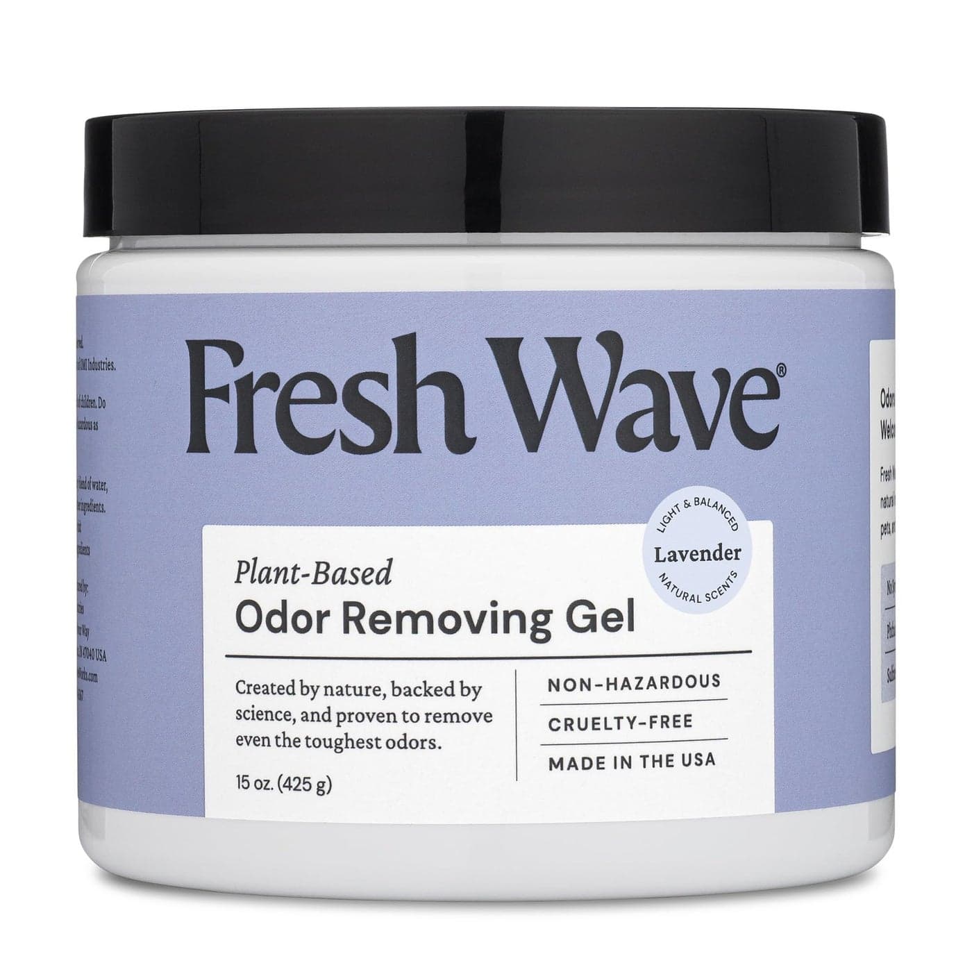 Fresh Wave Lavender Odor Removing Gel 15 oz Odor Absorbers for Home Safer Odor Relief Natural PlantBased Odor Eliminator Every 15 oz Lasts 3060 Days for Cooking Trash Pets