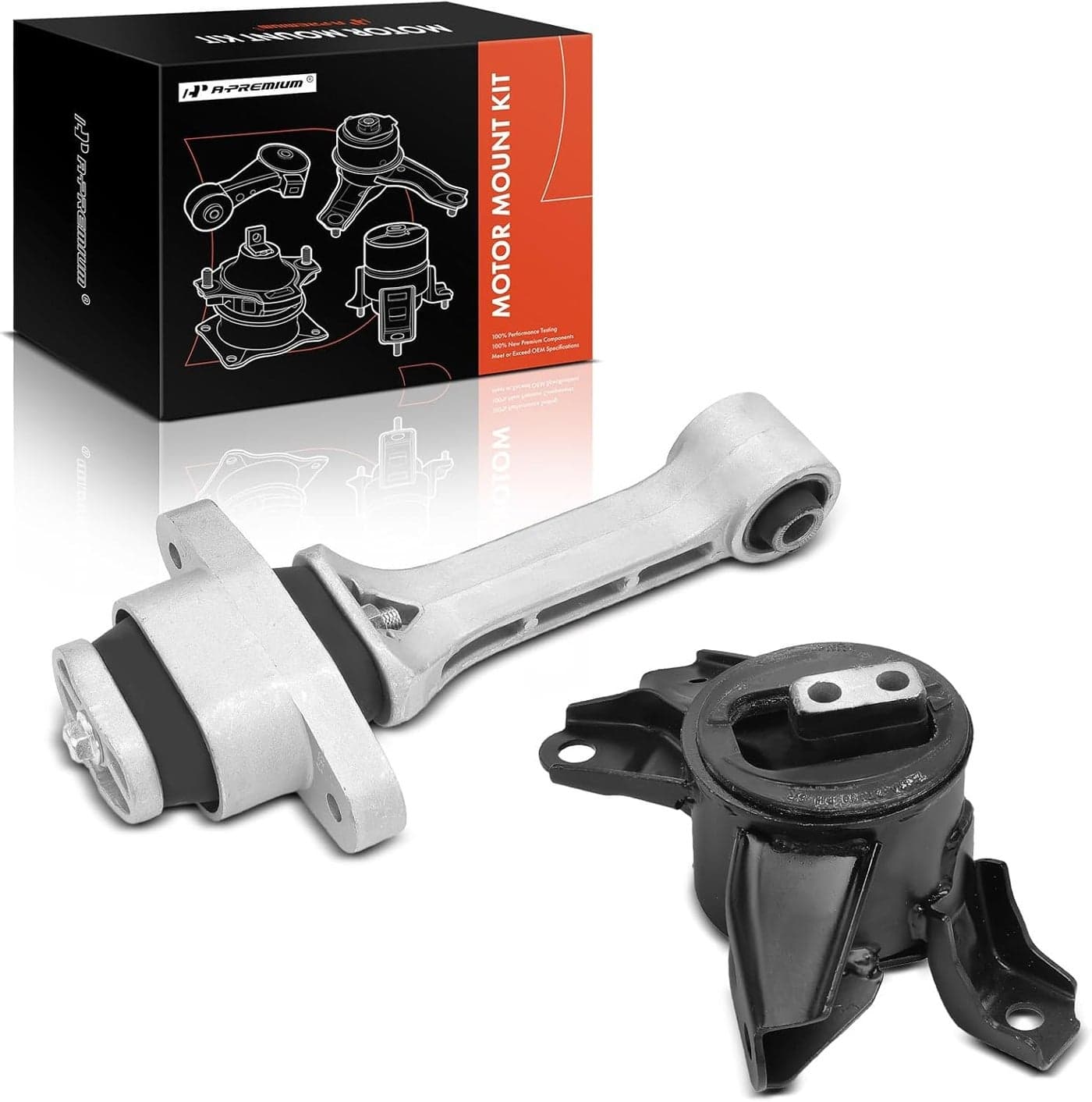 A-Premium Engine and Torque Mount Replacement for Hyundai Santa Fe Sport 2013-2018, 2.0L, FWD Automatic Transmission, Set of 2