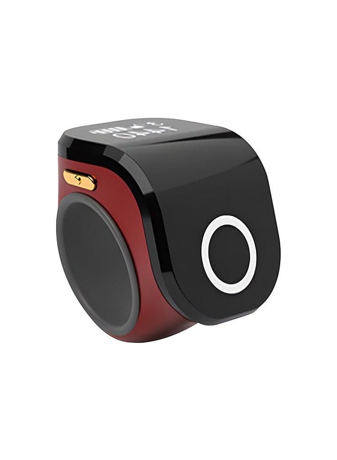 Rechargeable Zikr Ring, Waterproof Tasbih Counter with Vibration Reminder, Suitable for Prayer, Meditation