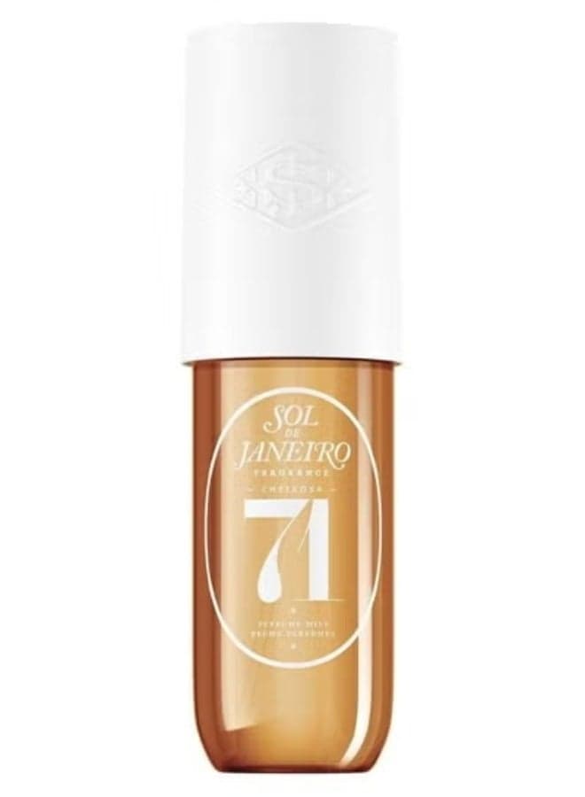 Sol de jainero Brazilian Crush Cheirosa 71 Hair & Body Perfume Mist - 90ml | Decadent Gourmand Fragrance with Notes of Caramelized Vanilla, Toasted Coconut & White Chocolate