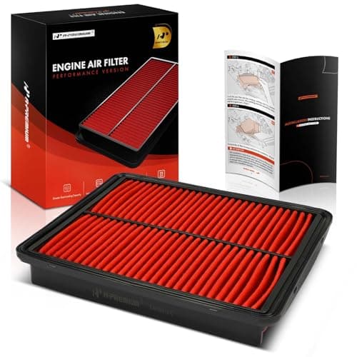 A-Premium Pre-oiled Engine Air Filter Compatible with Hyundai Sonata 2011-2015, Santa Fe 2010-2012, Azera 2012-2017 & Kia Optima 2011-2016, Sorento 2011-2013, Cadenza 2014-2016