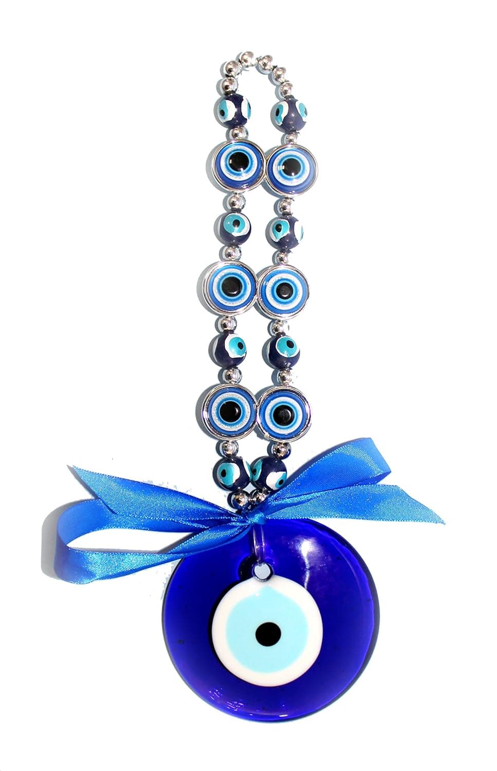 ESPLANADE Evil Eye Glass Car Door Hanging Small Blue