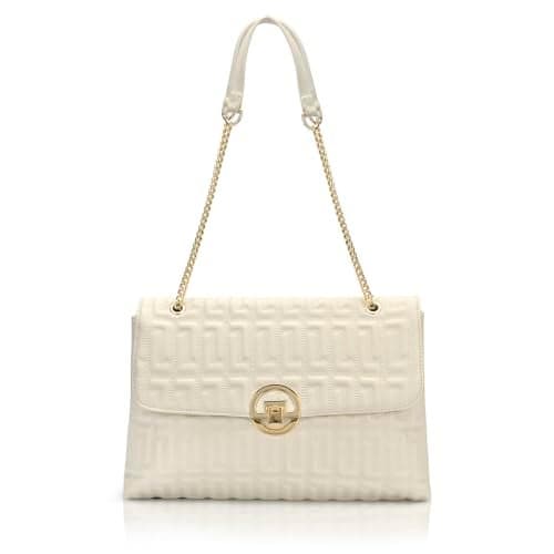 Lavie Luxe Women's Eden25 Large Solid Flap Satchel Handbag for Women | Satchel Bag for Work | Ladies purse | Stylish Shoulder Bag | Ladies Gift