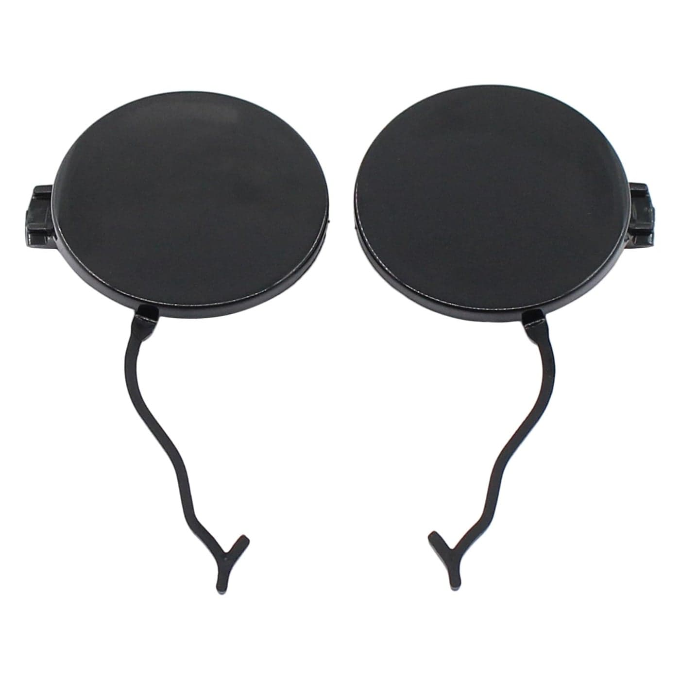 NewYall Black Front Left and Right Bumper Tow Hook Eye Cap Cover for Porsche Cayenne 2011 2012 2013 2014