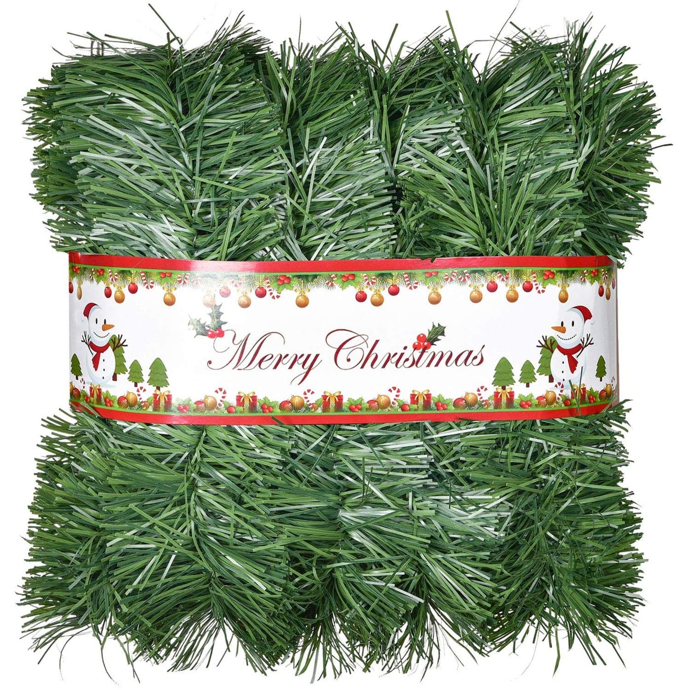 Lvydec 328ft Artificial Christmas Garland Decoration Clearance Unlit Pine Garland Soft Greenery Garland for Holiday Party Decoration OutdoorIndoor Use
