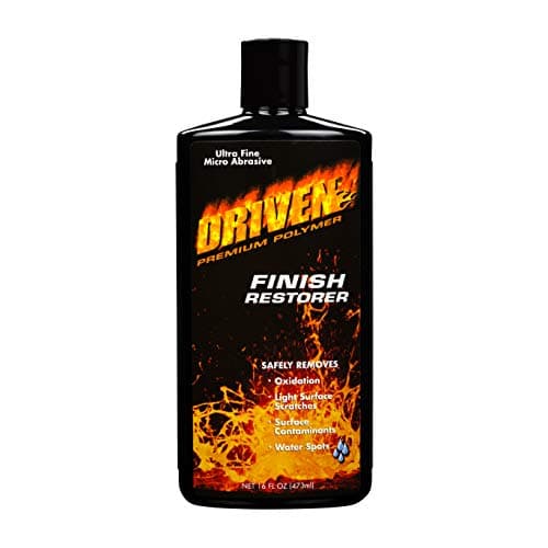 DRIVEN Finish Restorer for All Paint Types, Clear Coat, Fiberglass Gel Coat, Tire Rims & More - Safely Removes Medium to Heavy Oxidation, Water Spots, Light Surface Scratches - for Automobiles, Boats