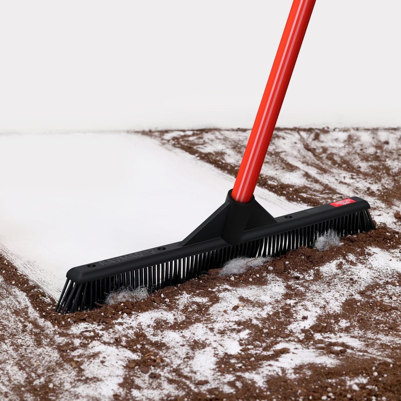 Pet Hair Remover Rubber Broom Carpet Rake for Pet Hair Removal on Hardwood Floor Carpet Tile Picks Up More Dust Debris Slanted Side Bristles for Corners Rinse to Clean