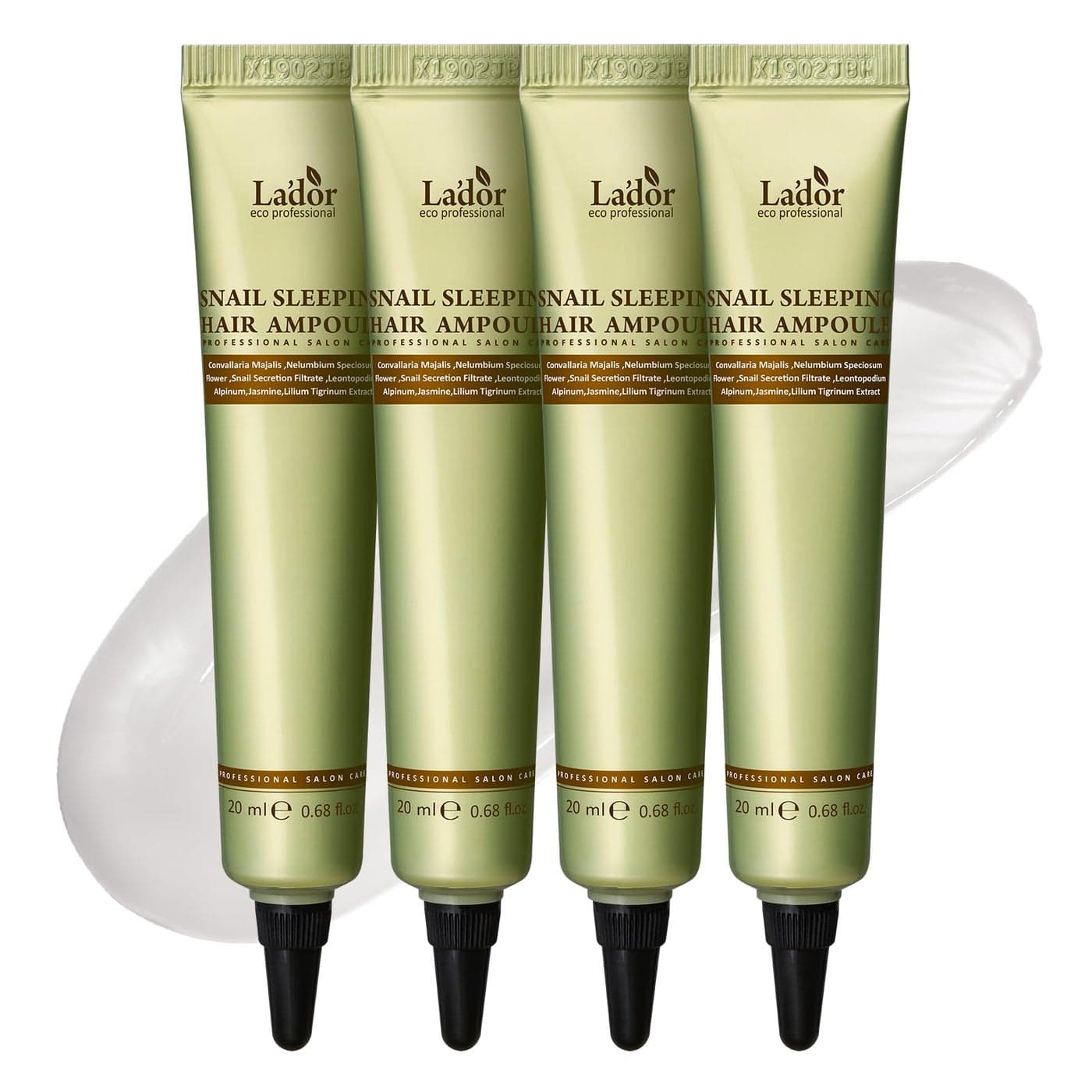 LADOR Snail Sleeping Hair Ampoule Serum Intensive Overnight LeaveIn Mask Treatment for Frizzy Dry Damaged Thinning Hair Korean Haircare