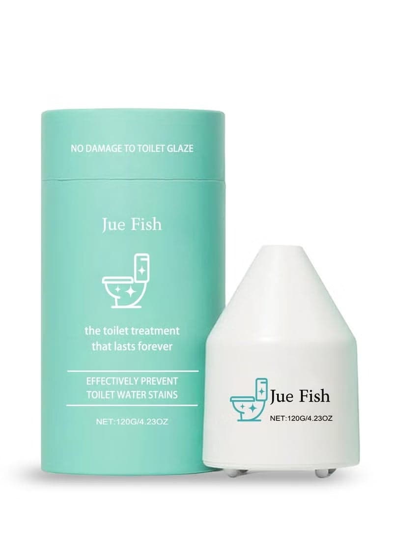 JUE-FISH Toilet Bowl Cleaner Tank-Dispensing Automatic Foam Release for Fresh and Deodorizing Cleansing (120g)