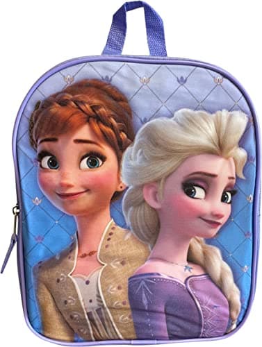 Disney Frozen Preschool Backpack for Kids Toddlers Disney School Supplies with Elsa Anna 11 Mini Backpack