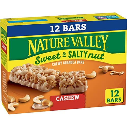 Nature Valley Granola Bars Sweet and Salty Nut Cashew 12 ct 144 OZ