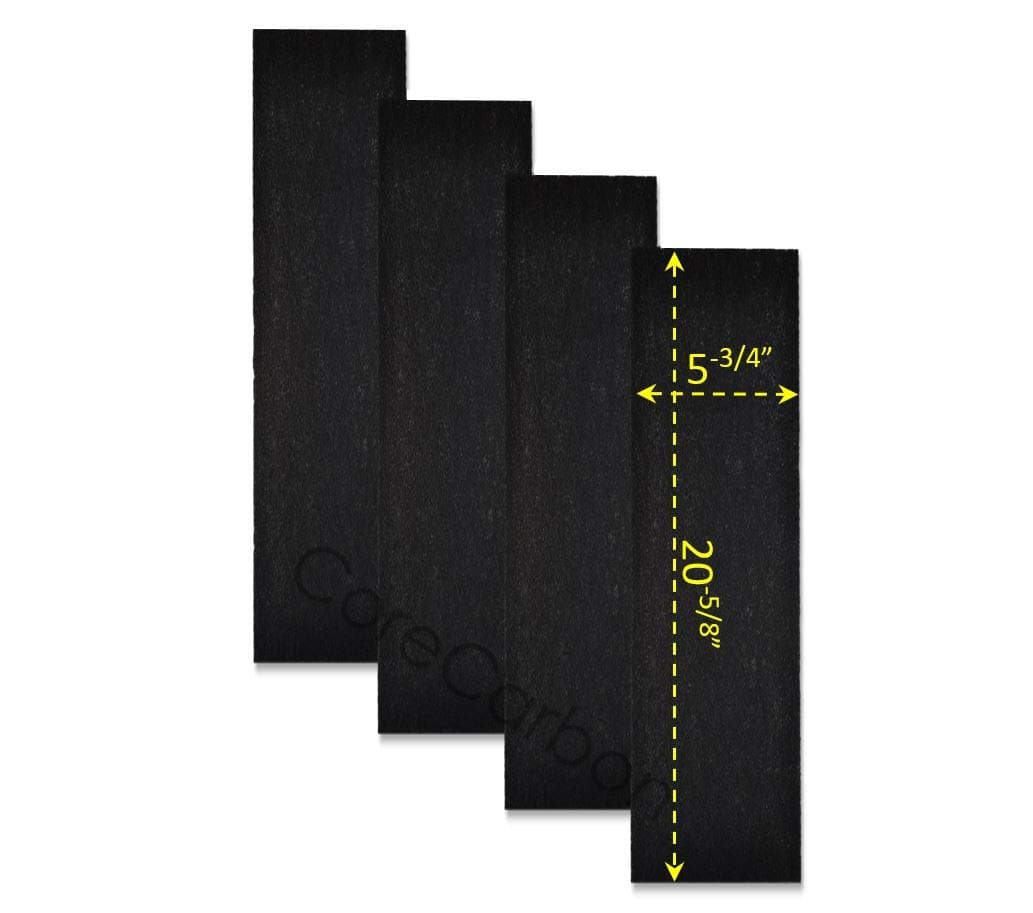 CoreCarbon 4Pack Exact Fitment PreFilter Designed to Fit Honeywell Air Genius 3 4 5 6 Purifier Models HFD300 HFD310 HFD314 HFD320 HD320 HFD323CV1 HFD323TGT HFD324 HFD360B