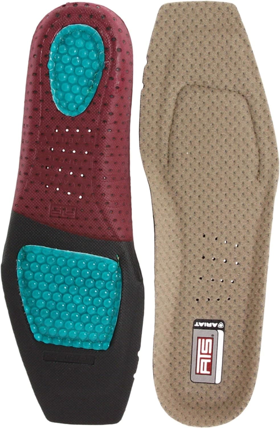 ARIAT Men's ATS Wide Square Toe Footbeds, Multicolored, 8 W
