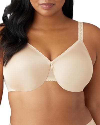 Wacoal Women's Simple Shaping Unlined Full Coverage Minimizer Bra, 857109, Naturally Nude, 40D