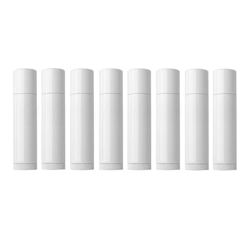 VASANA 50PCS 5ml Empty Refill White Plastic Lip Gloss Balm LipStick Tubes Sample Packing Vials Holder Bottles DIY Beauty Tool