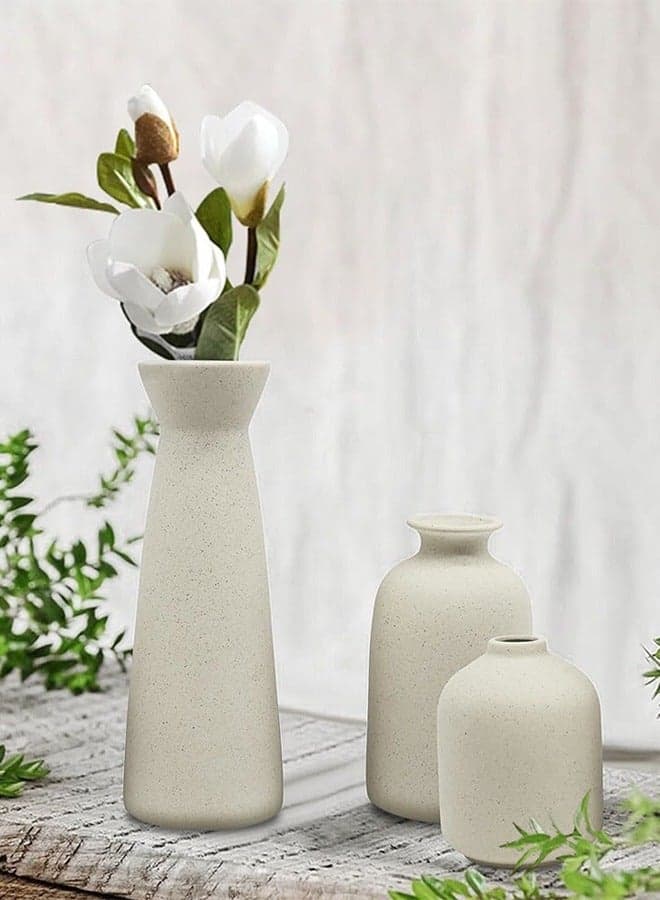 Ceramic Vase Small Flower Vase Flower Arrangement Dried flower Modern Home Living room Balcony Birthday Gift Nordic Style for Wedding