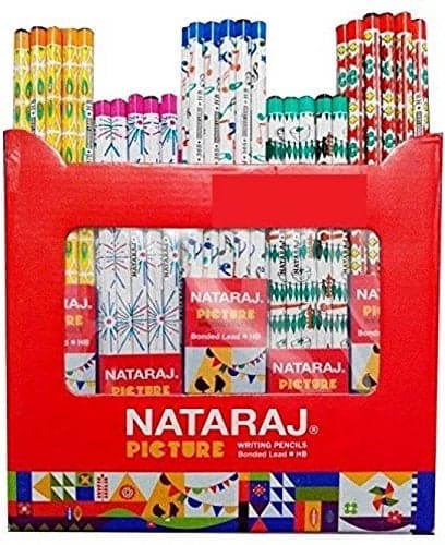 Nataraj Wooden Picture Pencils Pack Of 50 Pencils 5 Sharpener Free