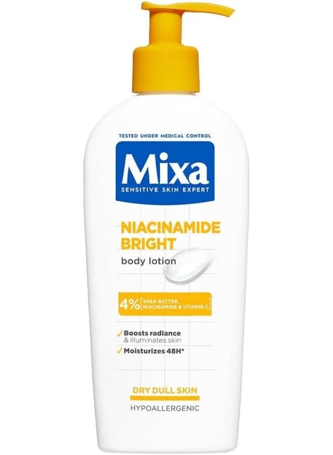Mixa NIACINAMIDE BRIGHT BODY LOTION 250ML