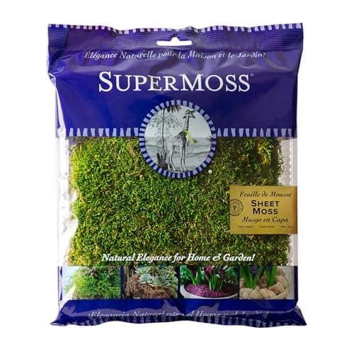 SuperMoss Preserved Sheet Moss, Fresh Green