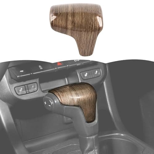 RTTCZ Gear Shift Knob Cover Trim Interior Accessories for Chevy Colorado 20142022for GMC Canyon 20142022 Wood Grain