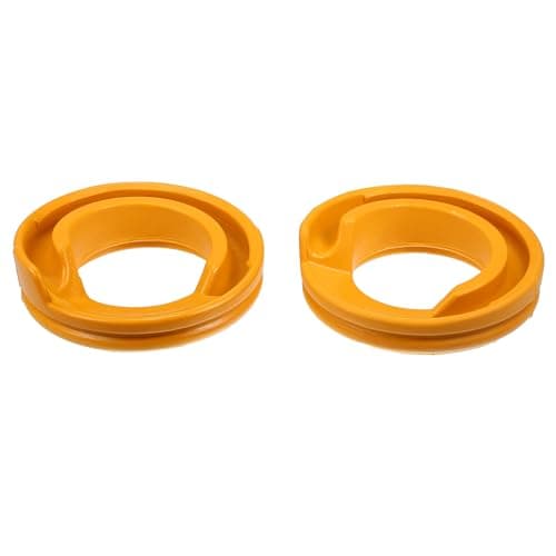 X AUTOHAUX 2 Pcs Yellow Rear Lower Suspension Coil Spring Insulator No.13322648 for Buick Regal 2014-2017
