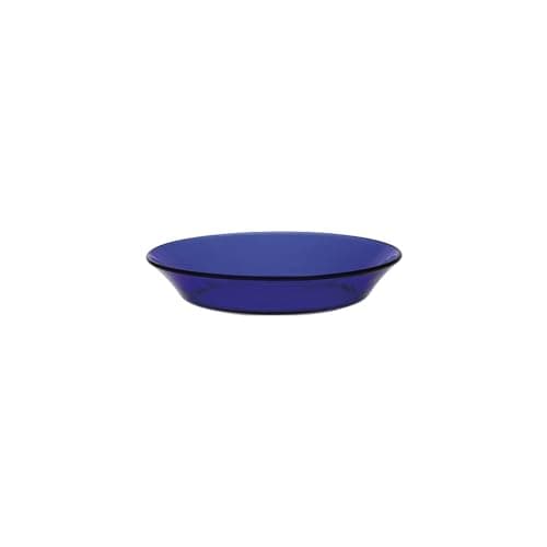 Duralex Tempered Glass LYS Saphir Deep Plate 19.5 cm, Blue